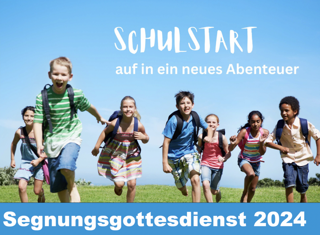 Rennende Kinder zum Schulstart