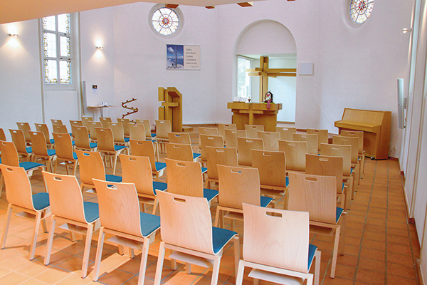 Innenraum, Reformierte Kirche Mittleres Fricktal